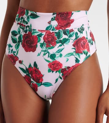 Culotte de bikini Ines à fleurs | Alexandra Miro