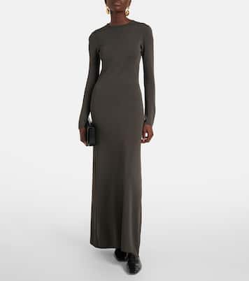 Abito lungo Scudder in maglia | Fforme