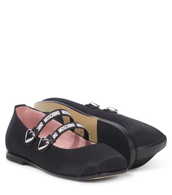 Ballerine con pelle | Moschino Kids