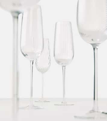 Tolomeo set of 6 champagne flute glasses | NasonMoretti