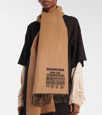 Sciarpa Balenciaga Garde-Robe in lana | Balenciaga