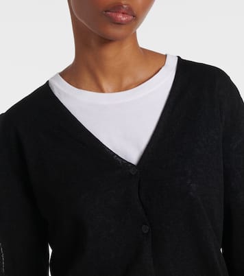 Cardigan Jheel in misto lino e cotone | The Row