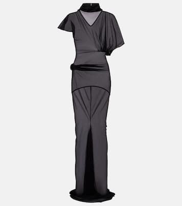 Lilith sheer organza jersey gown | Rick Owens