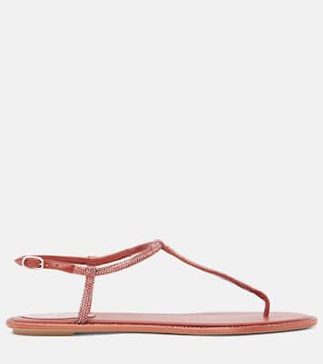 Sandalen Diana aus Satin mit Kristallen | Rene Caovilla