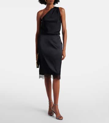 Falda tubo en mezcla de seda | Tom Ford