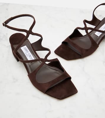 Sandali Azilia 45 in suede | Jimmy Choo
