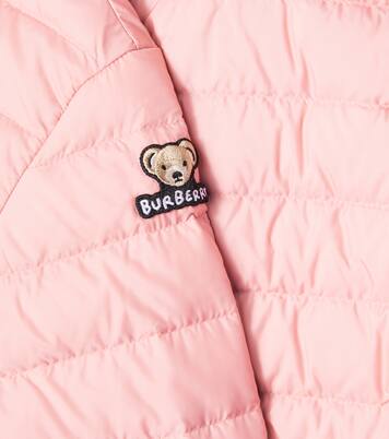 Thomas Bear hooded down jacket | Burberry Kids