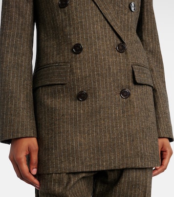 Jevima chalk stripe suit jacket | Isabel Marant