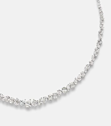 18kt gold necklace with diamonds | Kamyen