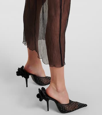 Sheer silk organza midi dress | Magda Butrym