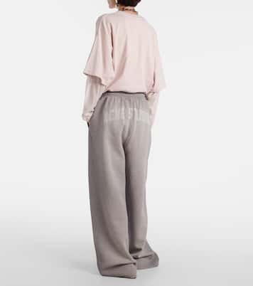 Felin logo cotton fleece sweatpants | Acne Studios