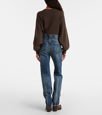 Farley high-rise straight jeans | Khaite