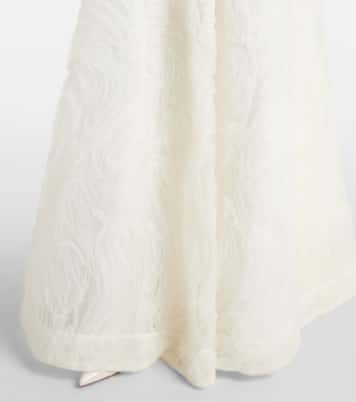Bridal Willow ruffled mesh bustier gown | Rebecca Vallance