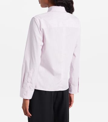 Pinstripe cotton poplin shirt | Calvin Klein Collection