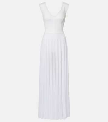 Vestido de fiesta de malla con lentejuelas | Norma Kamali