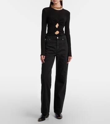 Dromie mid-rise straight jeans | Isabel Marant