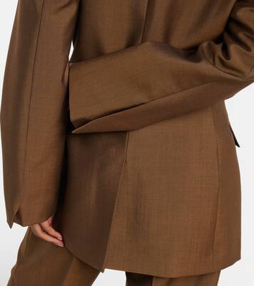 Blazer de lana virgen y mohair | Róhe