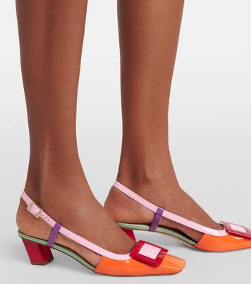 Belle Vivier leather slingback pumps | Roger Vivier