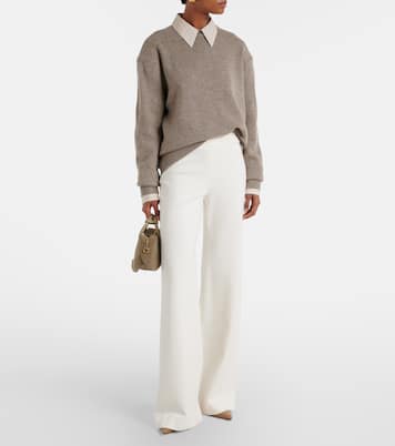 Kalinda high-rise wide-leg pants | Veronica Beard