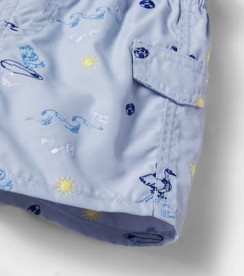 Baby embroidered swim trunks | Tartine et Chocolat