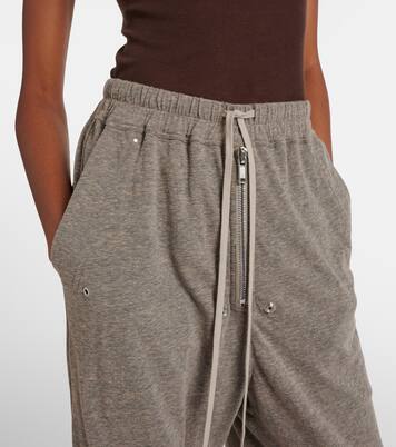 Pantaloni sportivi in jersey di misto cotone | Rick Owens