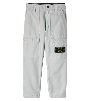 Pantaloni cargo Compass in cotone | Stone Island Junior