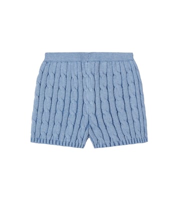 Cable-knit cotton shorts | Polo Ralph Lauren Kids