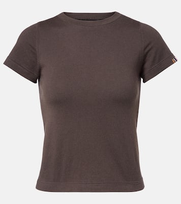 T-shirt N°292 America in cotone e cashmere | Extreme Cashmere