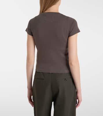 T-shirt N°292 America in cotone e cashmere | Extreme Cashmere