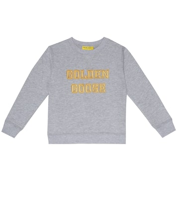 Sudadera de algodón con logo | Golden Goose Kids