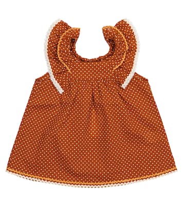 Bébé – Robe Mulloway en coton à pois et dentelle | Caramel