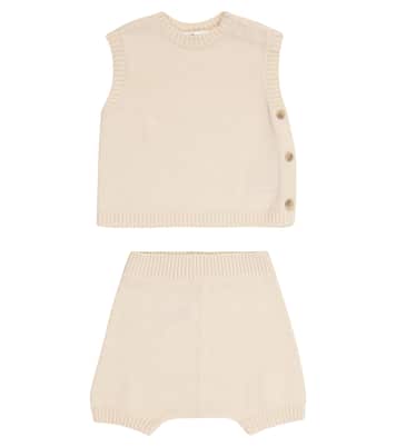 Bébé – Ensemble top et pantalon Tendresse en laine et coton | Bonpoint