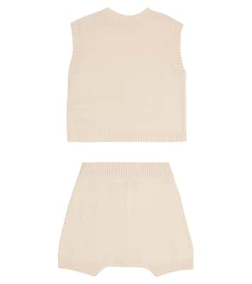 Bébé – Ensemble top et pantalon Tendresse en laine et coton | Bonpoint