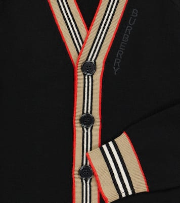 Icon Stripe wool-blend cardigan | Burberry Kids