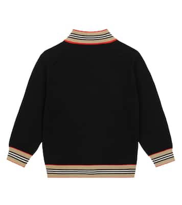 Icon Stripe wool-blend cardigan | Burberry Kids
