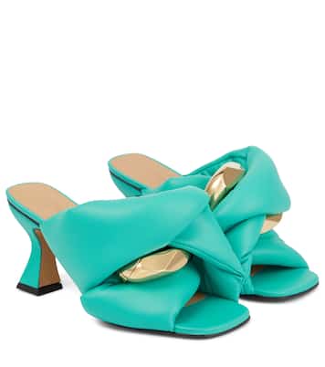 Chain Twist faux leather mules | JW Anderson