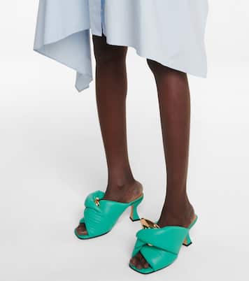 Chain Twist faux leather mules | JW Anderson