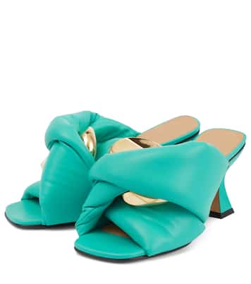 Chain Twist faux leather mules | JW Anderson