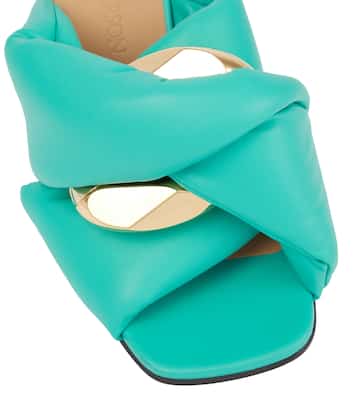 Chain Twist faux leather mules | JW Anderson