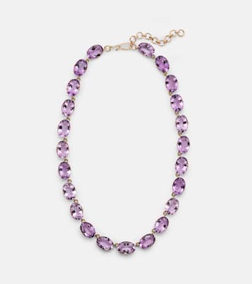 Collana in oro 18kt e 14kt con ametiste | Ileana Makri