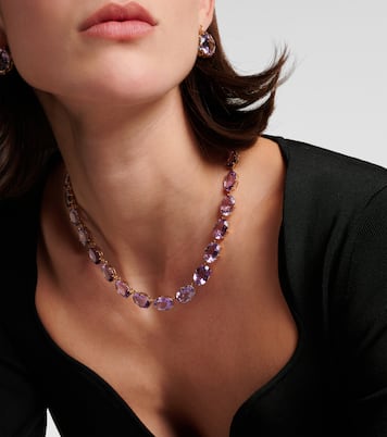 Collana in oro 18kt e 14kt con ametiste | Ileana Makri