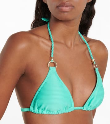 Caribbean Waters bikini top | Heidi Klein