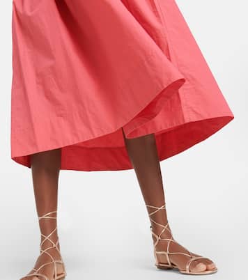 Akshara smocked cotton midi dress | Ulla Johnson