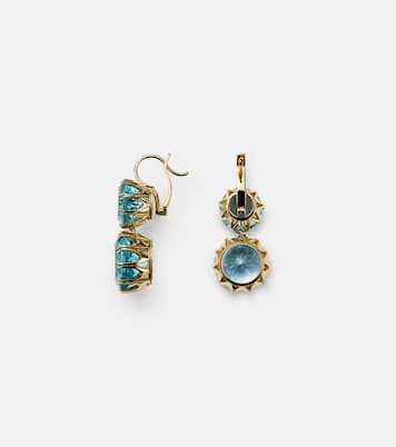 Boucles d’oreilles en or jaune 18 ct et topazes | Ileana Makri