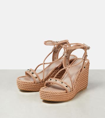 Sandalias con cuña Rockstud | Valentino Garavani