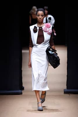 Jersey en mezcla de algodón acanalado | Prada