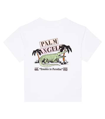Bedrucktes T-Shirt aus Baumwoll-Jersey | Palm Angels Kids