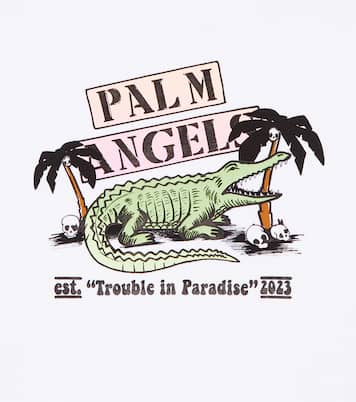 Bedrucktes T-Shirt aus Baumwoll-Jersey | Palm Angels Kids