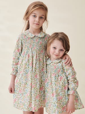 Cora floral cotton dress | La Coqueta