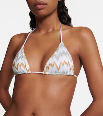 Bikini de punto metalizado en zigzag | Missoni Mare